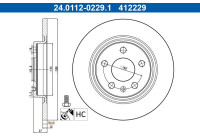 Brake disc 24.0112-0229.1 ATE