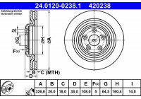 Brake Disc 24.0120-0238.1 ATE