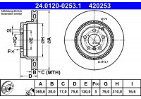 Brake Disc 24.0120-0253.1 ATE