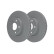 Brake disc 24.0124-0265.1 ATE, Thumbnail 2