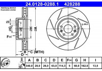 Brake Disc 24.0128-0288.1 ATE