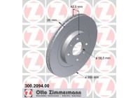 Brake Disc 300.2094.00 Zimmermann