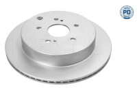 Brake disc 33-15 523 0007/PD Meyle