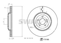 brake disc 33102734 Swag