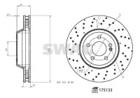 brake disc 33107335 Swag