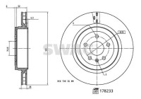 brake disc 33107352 Swag