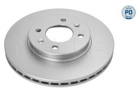 Brake disc 37-15 521 0041/PD Meyle