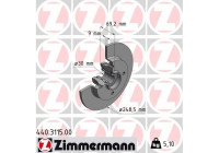 Brake Disc 440.3115.00 Zimmermann