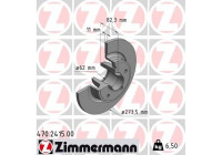 Brake Disc 470.2415.00 Zimmermann