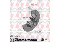 Brake Disc 470.5404.00 Zimmermann