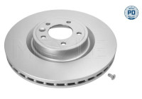 Brake disc 53-15 521 0017/PD Meyle