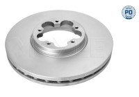 Brake disc 715 521 0038/PD Meyle