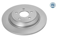 Brake disc 715 523 0034/PD Meyle