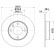 Brake disc 8DD 355 100-051 Hella