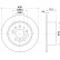 Brake Disc 8DD 355 100-891 Hella