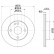Brake Disc 8DD 355 103-171 Hella