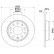 Brake disc 8DD 355 107-561 Hella