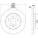 Brake disc 8DD 355 111-811 Hella