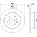 Brake disc 8DD 355 114-931 Hella