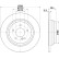 Brake disc 8DD 355 115-411 Hella