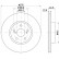 Brake disc 8DD 355 116-371 Hella