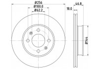Brake Disc 8DD 355 116-561 Hella