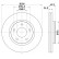 Brake disc 8DD 355 117-321 Hella