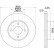 Brake disc 8DD 355 118-291 Hella, Thumbnail 4