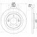 Brake disc 8DD 355 118-361 Hella