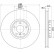 Brake disc 8DD 355 120-721 Hella