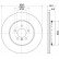 Brake disc 8DD 355 120-851 Hella