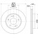 Brake disc 8DD 355 122-271 Hella