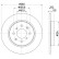 Brake disc 8DD 355 122-531 Hella
