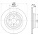 Brake disc 8DD 355 122-561 Hella