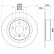 Brake disc 8DD 355 122-661 Hella