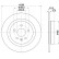 Brake disc 8DD 355 122-741 Hella