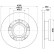 Brake disc 8DD 355 122-761 Hella