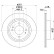 Brake disc 8DD 355 122-991 Hella