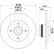 Brake disc 8DD 355 123-351 Hella