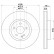 Brake disc 8DD 355 123-501 Hella