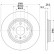 Brake disc 8DD 355 125-191 Hella