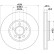 Brake disc 8DD 355 125-481 Hella
