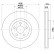 Brake disc 8DD 355 126-701 Hella