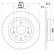 Brake disc 8DD 355 126-711 Hella