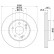 Brake disc 8DD 355 127-551 Hella