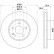 Brake disc 8DD 355 128-131 Hella