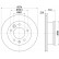 Brake disc 8DD 355 128-251 Hella