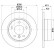 Brake disc 8DD 355 128-351 Hella