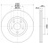 Brake disc 8DD 355 128-471 Hella