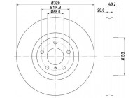 Brake disc 8DD 355 128-771 Hella Pagid GmbH